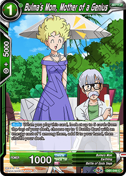 Bulma's Mom, Mother of a Genius, Draft Box 04 - Dragon Brawl · DB1-046