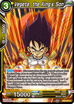 Vegeta, the King's Son, Draft Box 04 - Dragon Brawl · DB1-067