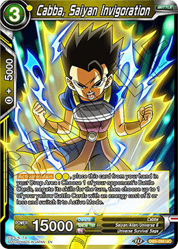 Cabba, Saiyan Invigoration, Draft Box 05 - Divine Multiverse · DB2-099