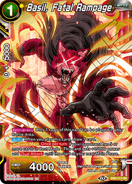 Basil, Fatal Rampage, Battle Evolution Booster · DB2-111