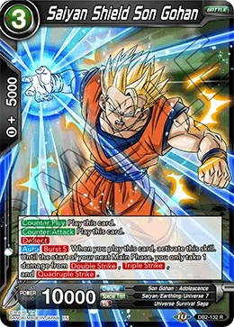 Saiyan Shield Son Gohan, Draft Box 05 - Divine Multiverse · DB2-132