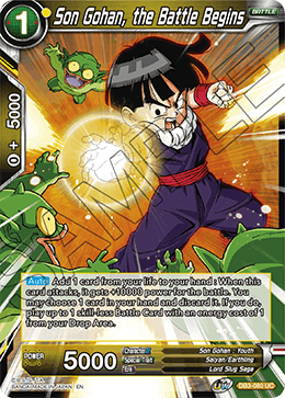 Son Gohan, the Battle Begins, Draft Box 06 - Giant Force · DB3-080