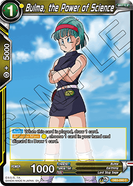 Bulma, the Power of Science, Draft Box 06 - Giant Force · DB3-090