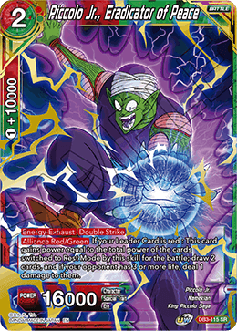 Piccolo Jr., Eradicator of Peace, Draft Box 06 - Giant Force · DB3-115