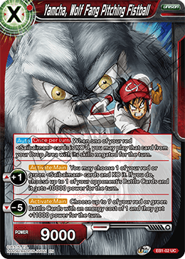Yamcha, Wolf Fang Pitching Fistball, Battle Evolution Booster · EB1-02