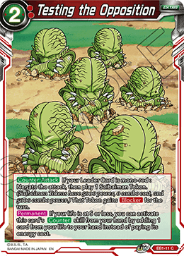 Testing the Opposition, Battle Evolution Booster · EB1-11