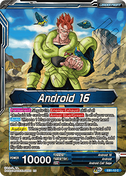 Android 16 // Android 16, Bottomless Inferno, Battle Evolution Booster · EB1-12
