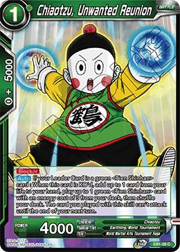 Chiaotzu, Unwanted Reunion, Battle Evolution Booster · EB1-28