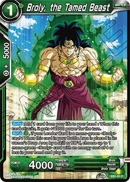 Broly, the Tamed Beast, Battle Evolution Booster · EB1-31