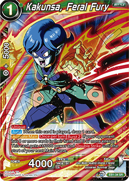 Kakunsa, Feral Fury, Battle Evolution Booster · EB1-34