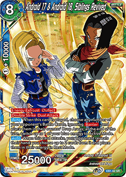 Android 17 & Android 18, Siblings Revived, Battle Evolution Booster · EB1-62