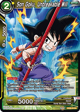 Son Goku, Unbreakable Will, Special Anniversary Set · EX06-23