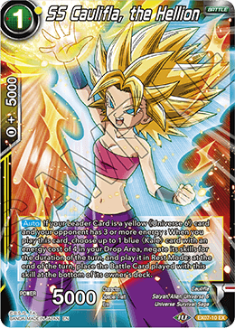 SS Caulifla, the Hellion, Expansion Deck Box Set 07: Magnificent Collection - Fusion Hero · EX07-10