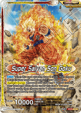 Super Saiyan Son Goku // SSG Son Goku, Surge of Divinity, Revision Pack 2020 · EX09-03