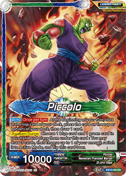 Piccolo // Son Gohan & Piccolo, Surge of Consciousness, Expansion Deck Box Set 10: Namekian Surge · EX10-03