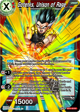 Gotenks, Unison of Rage, Expansion Deck Box Set 11: Universe 7 Unison · EX11-02
