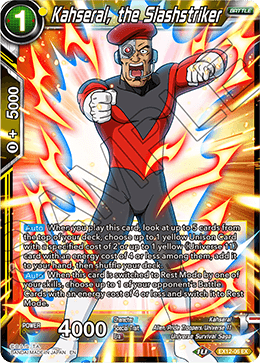 Kahseral, the Slashstriker, Expansion Deck Box Set 12: Universe 11 Unison · EX12-06