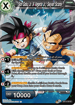 Son Goku Jr. & Vegeta Jr., Saiyan Scions, Special Anniversary Set 2020 · EX13-30