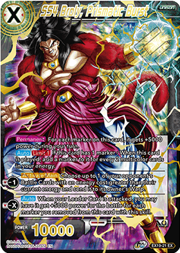 SS4 Broly, Prismatic Burst, Special Anniversary Set 2021 · EX19-21