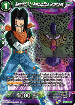 Android 17, Absorption Imminent, Expansion Deck Box Set 20: Ultimate Deck 2022 · EX20-03