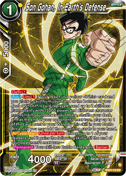 Son Gohan, In Earth's Defense, 5th Anniversary Set · EX21-10