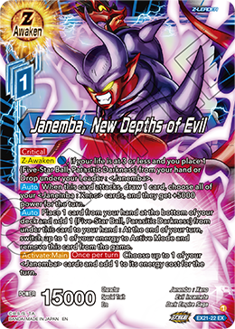 Janemba, New Depths of Evil, 5th Anniversary Set · EX21-22