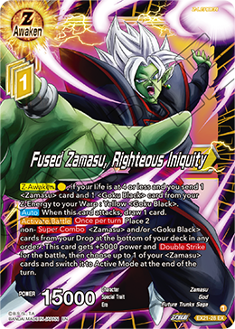 Fused Zamasu, Righteous Iniquity, 5th Anniversary Set · EX21-28