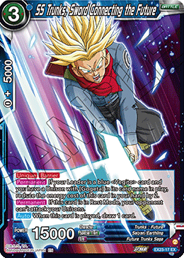 SS Trunks, Sword Connecting the Future, Expansion Deck Box Set 23: Premium Anniversary Box 2023 · EX23-17