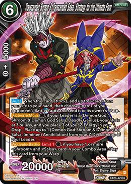 Transcended Shroom & Transcended Salsa, Strategy for the Ultimate Form, Expansion Deck Box Set 23: Premium Anniversary Box 2023 · EX23-42