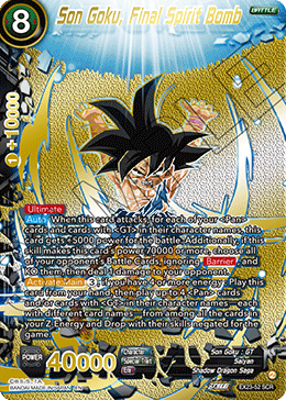 Son Goku, Final Spirit Bomb, Expansion Deck Box Set 23: Premium Anniversary Box 2023 · EX23-52