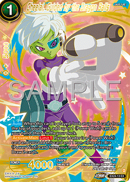 Cheelai, Guided by the Dragon Balls, Expansion Deck Box Set 24: Premium 7th Anniversary Box 2024 · EX24-13