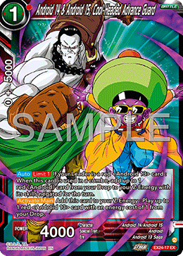 Android 14 & Android 15, Cool-Headed Advance Guard, Expansion Deck Box Set 24: Premium 7th Anniversary Box 2024 · EX24-17