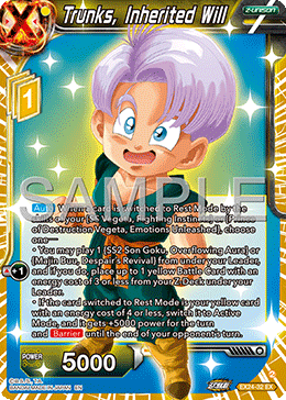 Trunks, Inherited Will, Expansion Deck Box Set 24: Premium 7th Anniversary Box 2024 · EX24-32