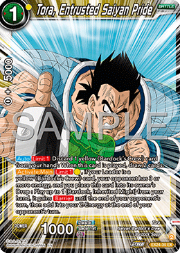 Tora, Entrusted Saiyan Pride, Expansion Deck Box Set 24: Premium 7th Anniversary Box 2024 · EX24-35