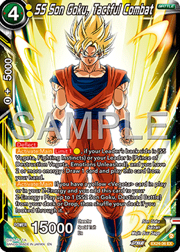 SS Son Goku, Tactful Combat, Expansion Deck Box Set 24: Premium 7th Anniversary Box 2024 · EX24-36