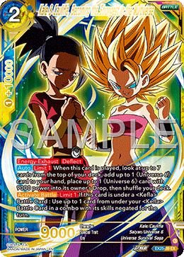 Kale & Caulifla, Becoming the Strongest in the Multiverse, Expansion Deck Box Set 25: Premium Anniversary Box 2025 · EX25-39