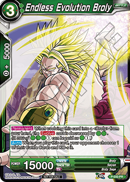 Endless Evolution Broly, Special Anniversary Set · P-033