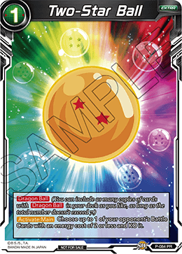 Two-Star Ball, Promotion Cards · P-084