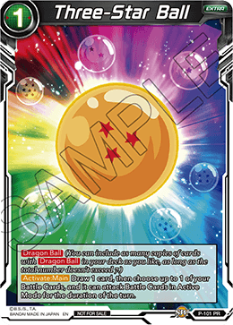 Three-Star Ball, Promotion Cards · P-101