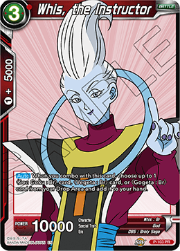 Whis, the Instructor, Promotion Cards · P-103