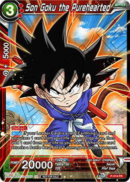 Son Goku the Purehearted, Promotion Cards · P-214