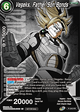 Vegeks, Father-Son Bonds, Promotion Cards · P-240