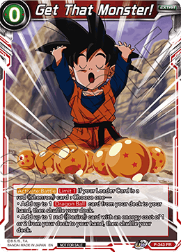 Get That Monster!, Tournament Promotion Cards · P-343