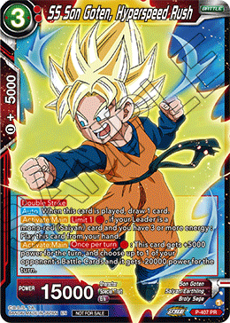 SS Son Goten, Hyperspeed Rush, Tournament Promotion Cards · P-407