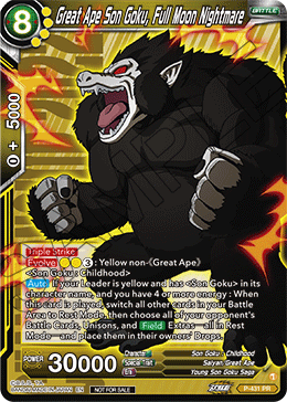Great Ape Son Goku, Full Moon Nightmare, Promotion Cards · P-431