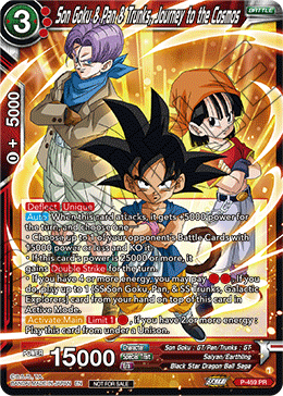 Son Goku & Pan & Trunks, Journey to the Cosmos, Promotion Cards · P-459