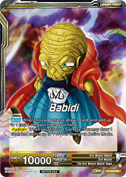 Babidi // Babidi, Insidious Reckoning, Tournament Promotion Cards · P-476