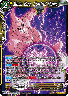 Majin Buu, Control Magic, Tournament Promotion Cards · P-491