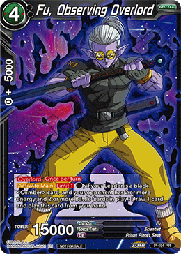 Fu, Observing Overlord, Tournament Promotion Cards · P-494