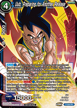 Uub, Preparing for Another Release, Tournament Promotion Cards · P-504